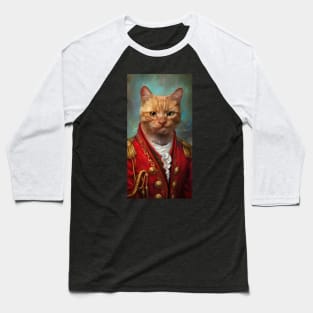 Court Wise Red Cat, esquire Baseball T-Shirt